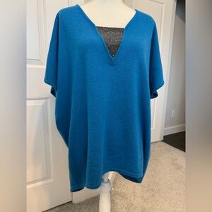 NEIMAN MARCUS Mesh Cashmere Sweater